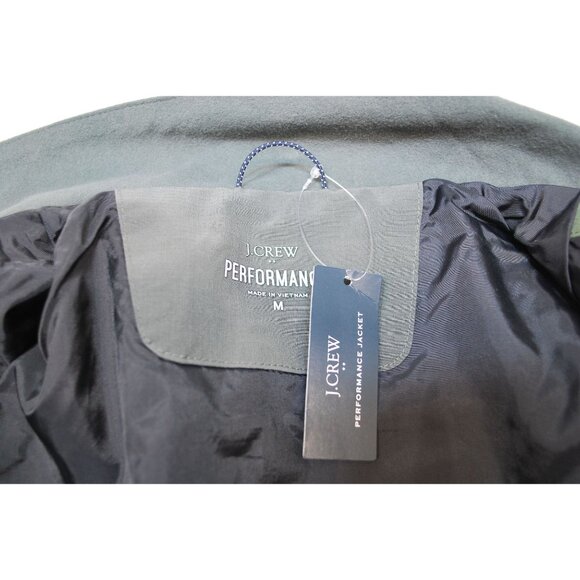 J. Crew Gray and Green Zip Front Water Resistant Performance Jacket - Picture 5 of 16
